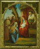 Икона на деревянном планшете 9х12 конгрев 10 мм ,Рождество Христово