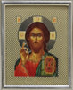 Икона в пластмассовой рамке 4х5 металлизированная,Владимирской Божьей матери, икона Богородицы