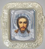 The icon in the plastic frame 5x6 metallic robe,and Holy face
