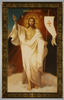 Икона в пластмассовой рамке 5х7 пластмассовая с липкой лентой,Воскресение Христово домашняя
