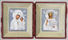 Icon in plastic frame double Folding 6x7 with Reese lacunary embossed