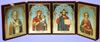 The triptych in box 15x21 velvet, convex, 4 icons