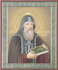 The icon on a wooden tablet 6x9 double stamping, annotation, packaging, label,Theodore of Mulch. The Kyiv Pechersk