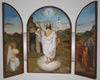 Складни деревянные 18х24 трехстворчатые, двойное тиснение, арочные, в упаковке,Воскресение Христово славянская