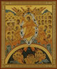 Icoana in rama de lemn Nr. 1 18x24 dublu relief, strasuri 15 bucati, ambalaj, Invierea lui Hristos