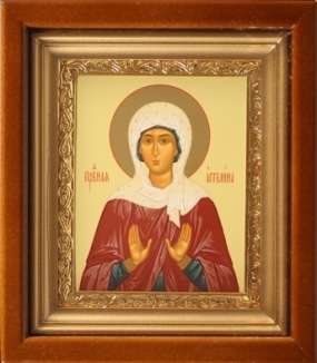 The icon is in kiot 11х13 complex, tempera, frame,gilded, angelina