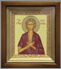 Икона в киоте 11х13 сложный, темпера, рамка золочёная,Мария Египетская