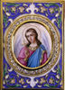 Икона именная №2 эмаль, финифть /золочение /,Ангел Хранитель
