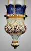 Lamp filigree Greek enamel /gold plating /
