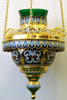 Lamp filigree Kazan with enamel edging /gilding /