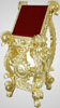 Un pupitru nr 19 pe 4 picioare sculptat aurit