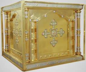 The vestments on the altar No. 10 0.9*0.9*1.0 partial gilding enamel