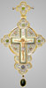 Крест наперсный № 116 /золочение / серебро эмаль, роспись