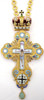 Крест наперсный № 136 /золочение / серебро филигрань, эмаль