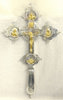 Altar cross No. 2 edge, molding, etching /gilding / silver