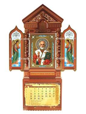 Календарь церковный настенный 12-ти листный фигурный б/ф