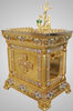 Table panikhidy 80 candles gilding enamel /on the basis of the throne No. 5/ with Canopy