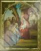 Ікона Різдво Христове 32 1000 в дерев'яній рамці 11х13 конгрев, упаковка святиня