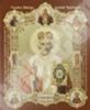 Ікона Микола Чудотворець з клемах в дерев'яній рамці 13х18 конгрев, плівка домашня