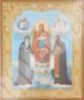 Икона Киево-Печерская Божья матерь Богородица в деревянной рамке №1 18х24 двойное тиснение русская
