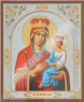 Εικόνα Sporuchnitsa αμαρτωλούς σε πεπιεσμένο χαρτόνι Νο 1 30x40 διπλό ανάγλυφο ιερό