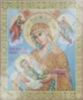 Икона Млекопитательница Божья матерь Богородица 01 на деревянном планшете 30х40 двойное тиснение, ДСП, ПВХ духовная