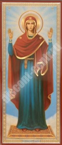 Icon Indestructible Wall 2 in wooden frame No. 1 7 x14 dual embossed consecrated