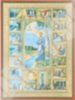 Икона Симеон Верхотурский с житием в деревянной рамке №1 11х13 двойное тиснение в храм