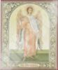 Icon of the Guardian angel Rostova No. 3 in wooden frame 11х13 Set with angel Day, double embossing Light