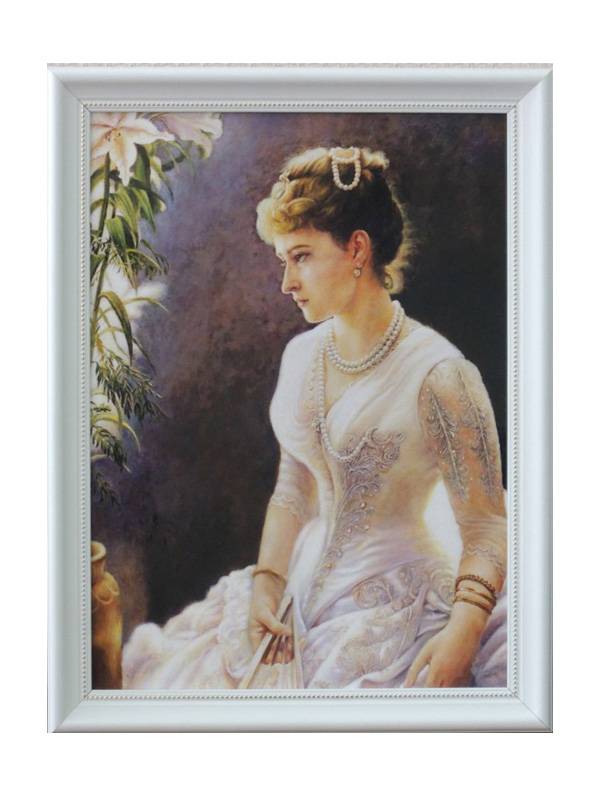 Портрет Великомученица Елизавета с лилиями . духовная АСС