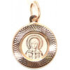 Golden pendant women's St. Matrona 16531