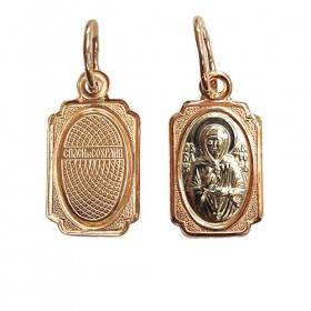 Золота підвіска ікона свята Матрона 16021