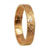 Ring Save and protect with gold prayer within 43191