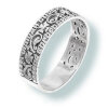 недорогое серебряное кольцо с молитвой 41022