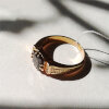 Мужское кольцо с камнем перстень Спаси и сохрани