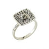 Срібний перстень православний 41384