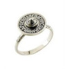 Срібний перстень православний 41491