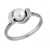 Серебряное кольцо с жемчугом 40564