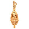 Amulet Matron of 585 gold amulet on the neck of Orthodox amulet