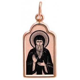 именные золотые подвески иконка святой Олег
