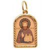 Χρυσό ανδρικό κρεμαστό κόσμημα με το όνομα του Αγίου Βλαβιστή θωρακική εικόνα 40953