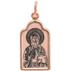 gold icon pendant on the neck for men Daniel