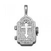 The reliquary pectoral amulet silver plated rhodium