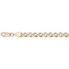 Gold chain Nonna faceted for men and women 34526