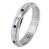 Серебряное кольцо с фианитами 43825