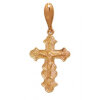 Gold pectoral cross for Orthodox baptism of the child 47046