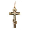 Cross gold Orthodox pectoral for women and men