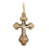 Gold cross pendant for women and men 31183