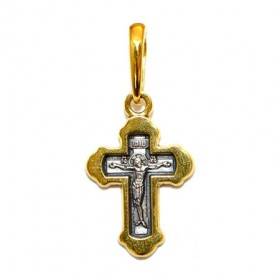 Крест Православный с позолотой 44228