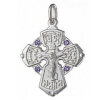 Крест серебряный нательный на обороте святая Матрона 45065